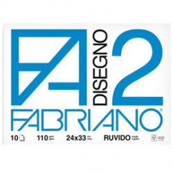 ALBUM P.M. FABRIANO2 (240X330MM) 10FG 110GR RUVIDO