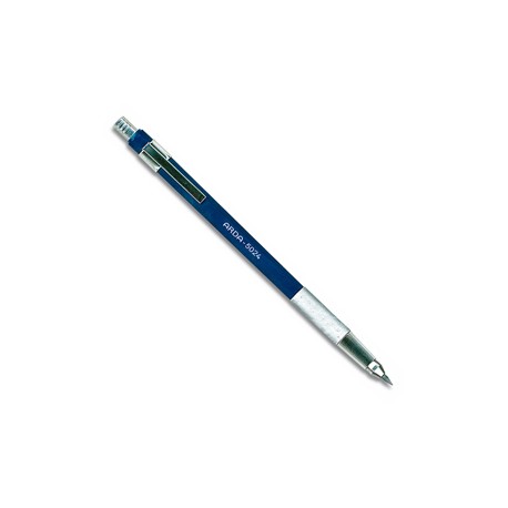 Portamine a pinza - per mine fino a 3,0mm - fusto blu - Arda