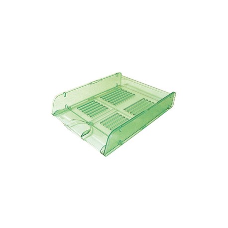 Vaschetta portacorrispondenza TR25310 - 26 x 34 x 6 cm - verde trasparente - Arda