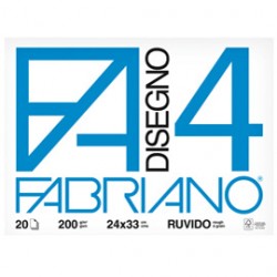 ALBUM FABRIANO4 (240X330MM) 200GR 20FG RUVIDO
