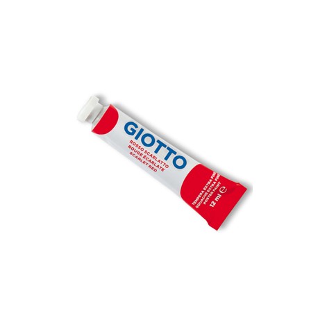 Tempera Tubo 4 - 12ml - rosso scarlatto - Giotto