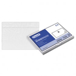 Busta adesiva Speedy Doc - senza stampa - C4 (33 x 22 cm) - LDPE - trasparente - Favorit - conf. 50 pezzi