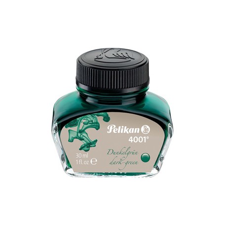 Inchiostro stilografico 4001 - 30 ml - verde scuro - Pelikan