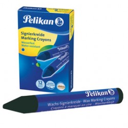 Pastello industriale 762 - nero - Pelikan - conf. 12 pezzi