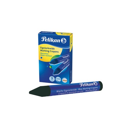 Pastello industriale 762 - nero - Pelikan - conf. 12 pezzi