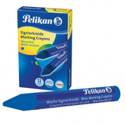 Pastello industriale 762 - blu - Pelikan - conf. 12 pezzi