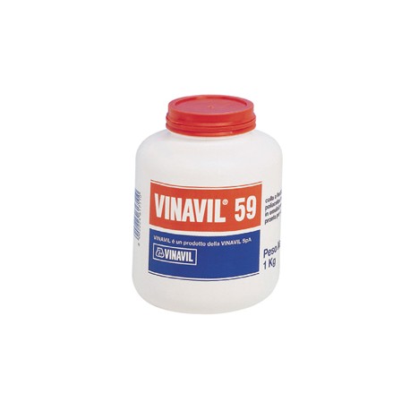 Colla vinilica 59 - 1 kg - bianco - Vinavil