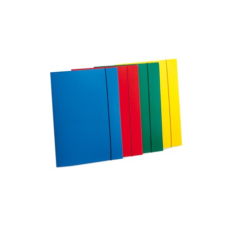 Cartellina con elastico - PPL - 3 lembi - 23,5x34,5 cm - giallo - Fellowes