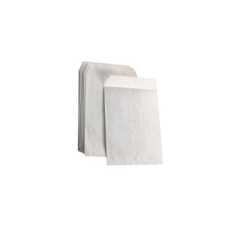 Busta a sacco - lembo non gommato - 13 x 18 cm - 60 gr - bianco - Blasetti - conf. 1000 pezzi