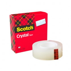 Nastro adesivo Crystal 600 - 33 m x 1,9 cm - trasparente - Scotch