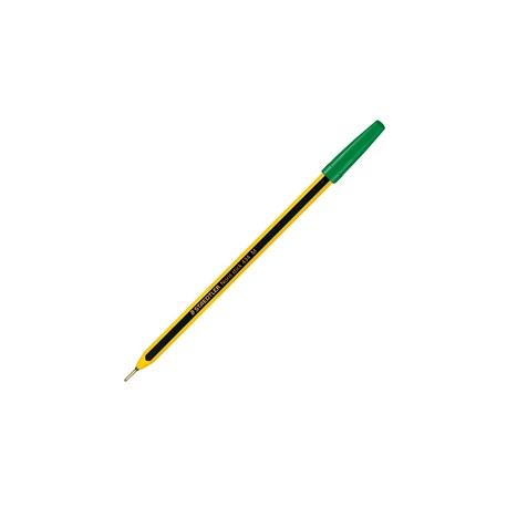 Penna a sfera Noris Stick  - punta 1,0mm - verde - Staedtler - conf. 20 pz