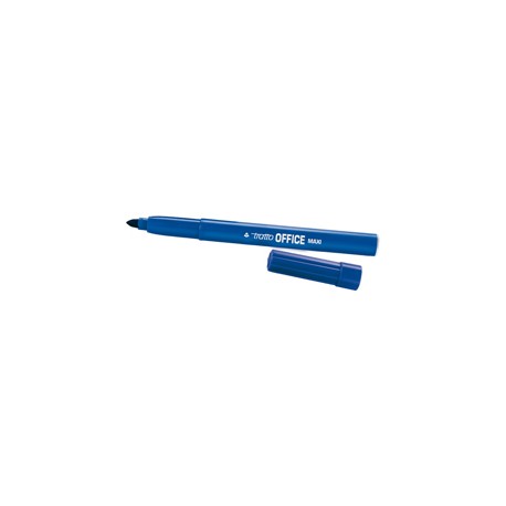 Pennarelli Office punta feltro - punta maxi - tratto 0,80-2,00mm - blu  - Tratto - conf. 12 pezzi