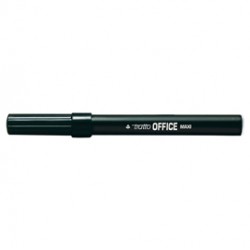 Pennarelli Office punta feltro - punta maxi - tratto 0,80-2,00mm - nero  - Tratto - conf. 12 pezzi