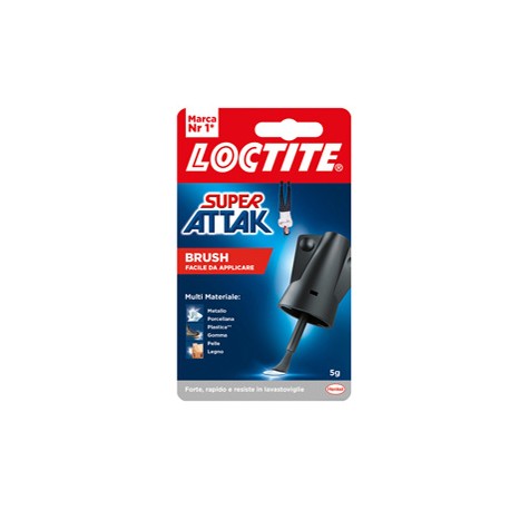 Colla Super Attak Easy Brush - 5 gr - trasparente - Loctite