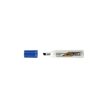 Marcatore Whiteboard Marker Velleda 1781 - punta scalpello 3,2-5,5mm - blu - Bic
