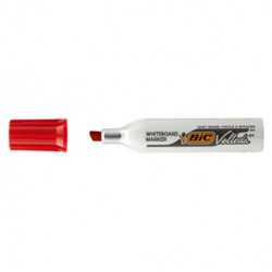 Marcatore Whiteboard Marker Velleda 1781 - punta scalpello 3,2-5,5mm - rosso  - Bic