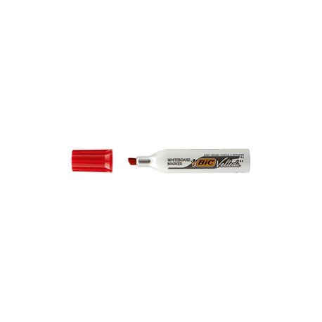 Marcatore Whiteboard Marker Velleda 1781 - punta scalpello 3,2-5,5mm - rosso  - Bic