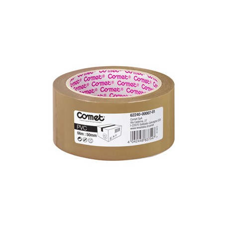 Nastro adesivo - 5 cm x 66 m - PVC - avana - Comet