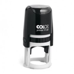 Timbro Printer R30 - diametro 30 mm - 5 righe - personalizzabile - autoinchiostrante - Colop