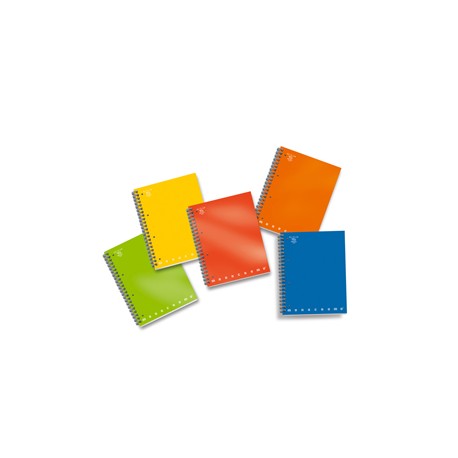 Maxiquaderno Monocromo - A4 - 5mm - 100 fogli - 80gr - 1 rigo - c/fori - spiralato - Pigna