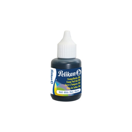 Inchiostro 84 - 30 ml - resistente all'acqua - bianco - Pelikan