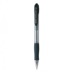 Penna a sfera a scatto Supergrip  - punta media 1,0mm - nero - pilot