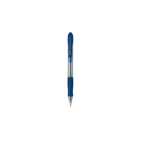 Penna a sfera a scatto Supergrip - punta media 1,0mm - blu - pilot