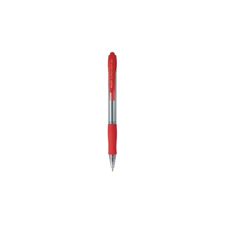 Penna a sfera a scatto Supergrip - punta media 1,0mm - rosso - pilot