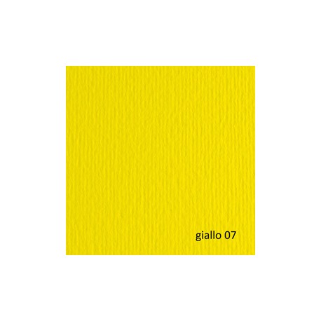 Cartoncino Elle Erre - 70x100cm - 220gr - giallo 107 - Fabriano - blister 10 fogli