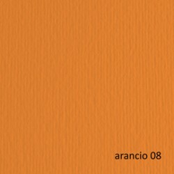 Cartoncino Elle Erre - 70 x 100 cm - 220 gr - arancio 108 - Fabriano - blister 10 fogli