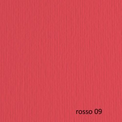 Cartoncino Elle Erre - 70 x 100 cm - 220 gr - rosso 109 - Fabriano - blister 10 fogli