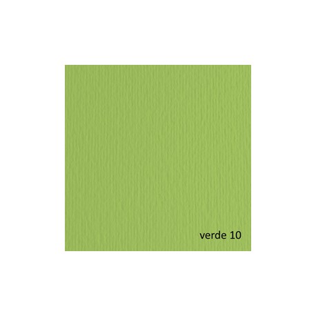 Cartoncino Elle Erre - 70x100cm - 220gr - verde pisello 110 - Fabriano - blister 10 fogli