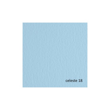 Cartoncino Elle Erre - 70x100cm - 220gr - celeste 118 - Fabriano - blister 10 fogli