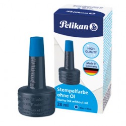 Inchiostro 4k per cuscinetti - senza olio - 28 ml - blu - Pelikan