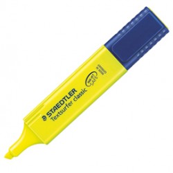 Evidenziatore Textsurfer Classic - punta a scalpello - tratto da 1,0-5,0mm - giallo  - Staedtler