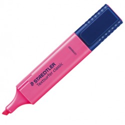 Evidenziatore Textsurfer Classic - punta a scalpello - tratto da 1,0-5,0mm - fucsia  - Staedtler