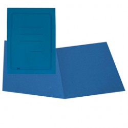 Cartellina semplice con stampa - 145 gr - 25 x 34 cm - azzurro - cartoncino manilla - Cartotecnica del Garda - conf. 100