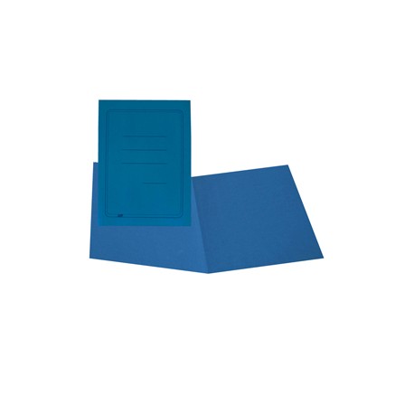 Cartellina semplice con stampa - 145 gr - 25 x 34 cm - azzurro - cartoncino manilla - Cartotecnica del Garda - conf. 100