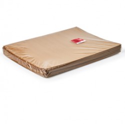 Carta Kraft ecologica- da pacchi - 80 gr - foglio 100 x 140 cm - avana - Rex Sadoch - conf. 50 fogli