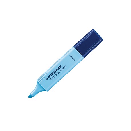 Evidenziatore Textsurfer Classic - punta a scalpello - tratto 1,0-5,0mm - azzurro - Staedtler