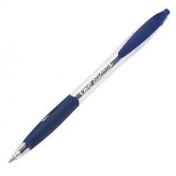 Penna a sfera a scatto Atlantis Classic - punta 1,0mm - blu  - Bic - conf. 12 pezzi