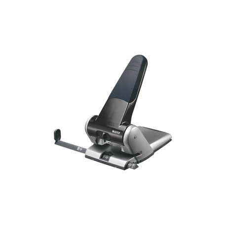 Perforatore 5180 - passo 8 cm - max 65 fogli - 2 fori - nero - Leitz