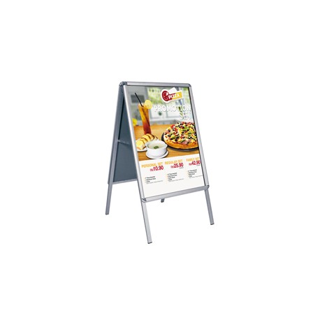 Cavalletto bifacciale - cornici a scatto - 70 x 100 cm