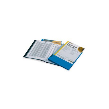 Portalistini personalizzabile Display - 21,5 x 30 cm - 20 buste - nero - Fellowes