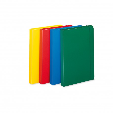 Cartella progetto con elastico - 24 x 35 cm - dorso 3 cm - giallo - Fellowes