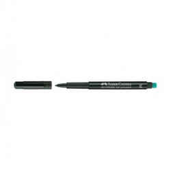 Pennarello Multimark universale permanente con gomma  - punta media 1,0mm - nero - Faber Castell