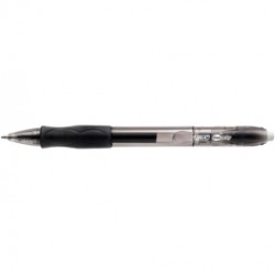 Penna a sfera a scatto Gelocity - punta 0,7mm - nero  - Bic - conf.12 pezzi