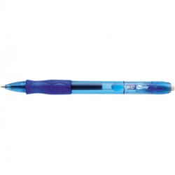 Penna a sfera a scatto Gelocity - punta 0,7mm - blu - Bic - conf. 12 pezzi