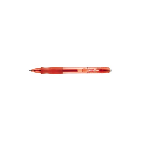 Penna a sfera a scatto Gelocity  - punta 0,7mm - rosso - Bic - conf. 12 pezzi