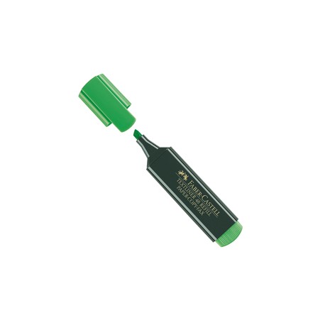 Evidenziatore Textliner 48 -  punta di 3 differenti larghezze: 5,0-3,0mm-1,0mm  - verde - Faber Castell